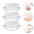 thumbnail image 1 of LOLIPPYY 3Pcs Empty Face Cream Bottle Transparent for Travel Toiletry Storage Use, 1 of 8