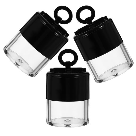 LOLIPPYY 3Pcs Empty Travel Powder Container Makeup Setting for Everyday Use