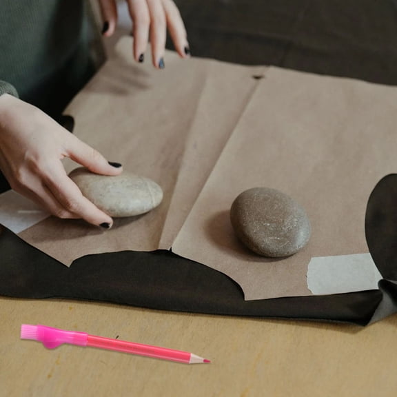 LOLIPPYY 3Pcs Fabric Markers for Sewing Assorted Colors Ergonomic Design No Fabric Stain