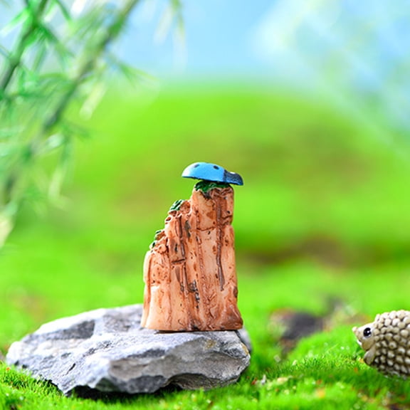 LOLIPPYY 3Pcs Fake Bonsai Mountain for Aquarium Fish Tank Natural Resin Home Decor