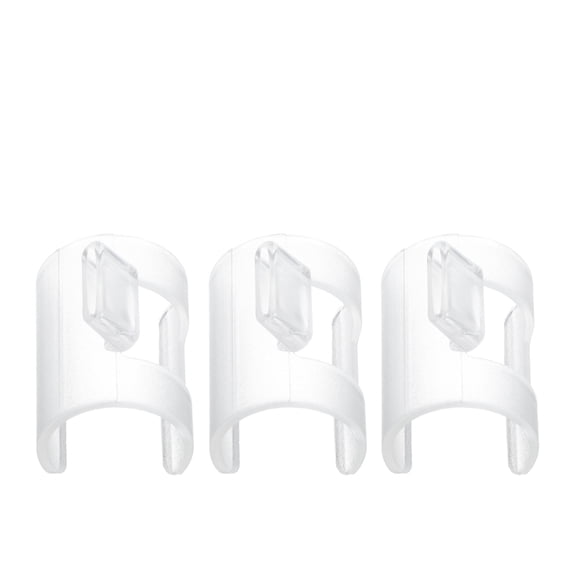 LOLIPPYY 3Pcs Flute Wind Director Clear PVC Blowing Nozzle Air Assistance Tool for Bamboo Flute Playing