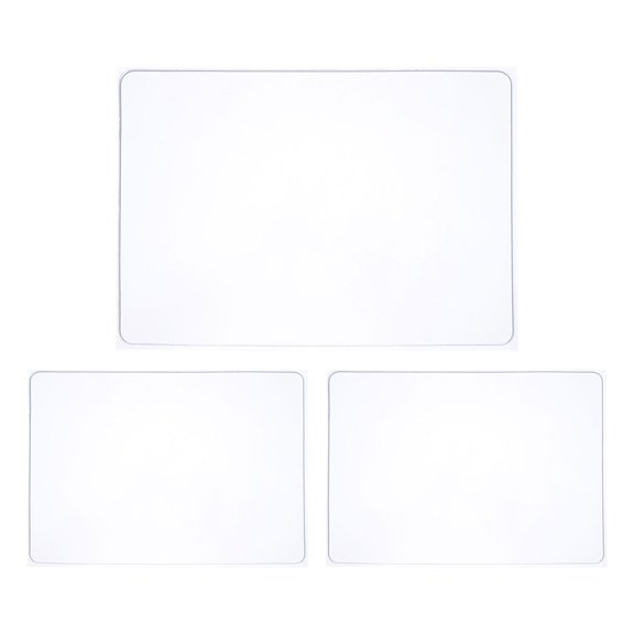 LOLIPPYY 3Pcs Gel Printing Plate Set Transparent Easy Painting Gel Plates for Monoprinting and Printmaking