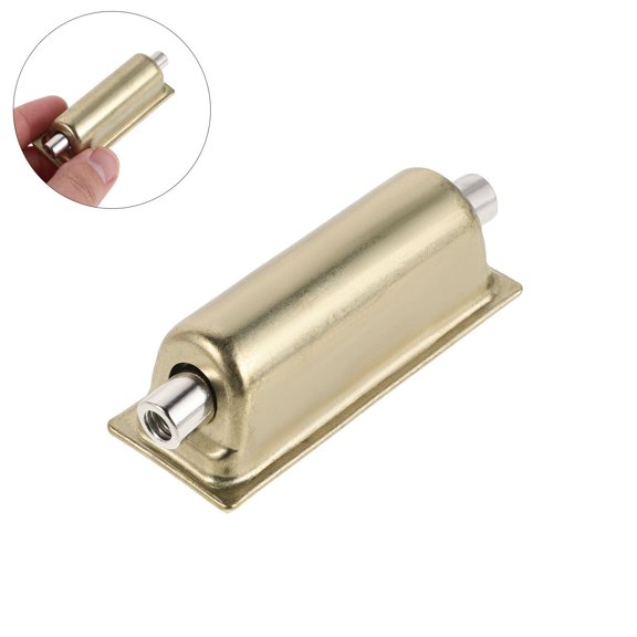 LOLIPPYY 3Pcs Golden Double End Drum Lugs Electroplated Drum Mounting Hardware for Snare and Bass Drums