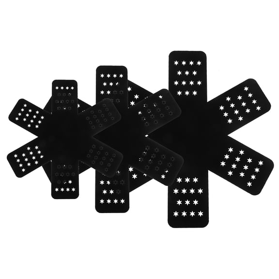 LOLIPPYY 3-Pack Pot Protectors Grey Felt Pan Mats Non- Kitchen Table Pads