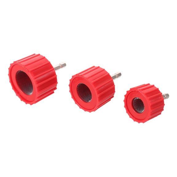 LOLIPPYY 3-Pack Heavy Duty Battery Terminal Cleaning Brushes with Ergonomic Handles for Industrial and Automotive Use