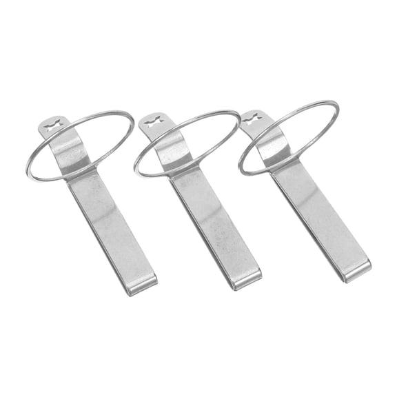 LOLIPPYY 3Pcs Metal Flashlight Holder Clip for Belt Heavy Duty Outdoor Hiking Camping Cycling