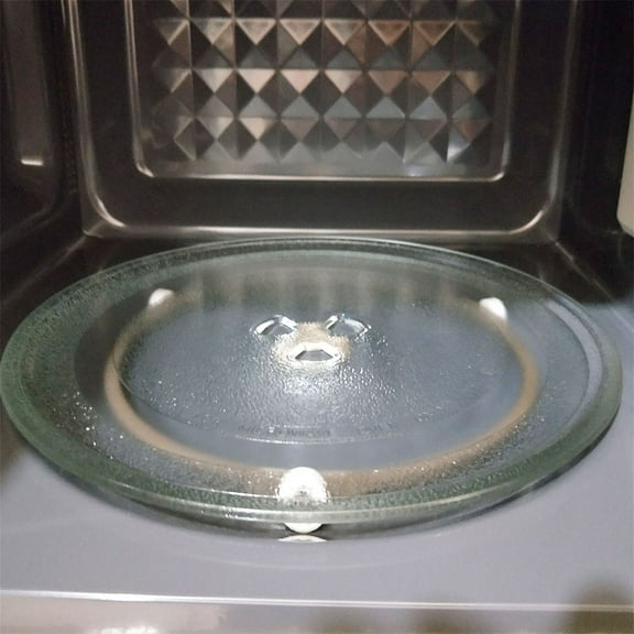 LOLIPPYY 3Pcs Microwave Oven Roller Glass Turntable Plate Support PVC for Kitchen Users