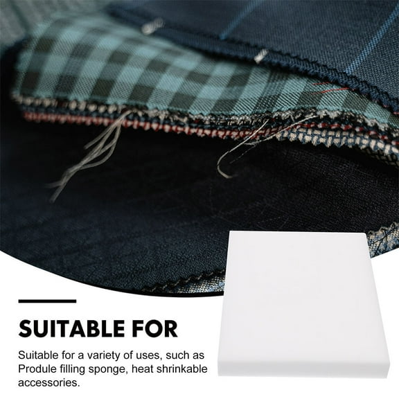 LOLIPPYY 3Pcs Needle Felting Sponge Pads White Handmade DIY Felting Supplies for Craft Projects