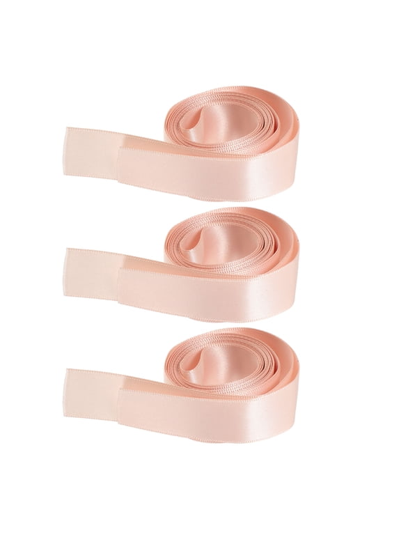 3-Piece Ballet Pointe Shoe Ribbons, Quick-Wrap Dance Accessories for Girls and Women