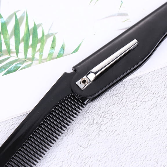 LOLIPPYY 3-Piece Portable Horn Hair Comb Set with Foldable Design for Scalp Massage and Hair Styling Tools