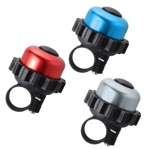 LOLIPPYY 3Pcs Red Vintage Rotating Cycle Bell for Outdoor Riding with Loud Sound