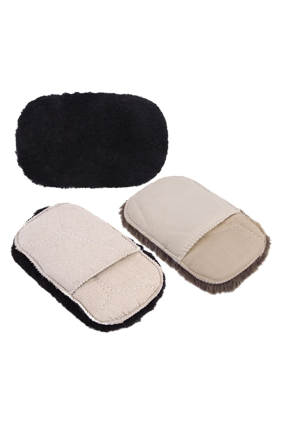 3Pcs Shoe Polish Gloves Brown Multifunctional Use for Shoes Jackets and Bags