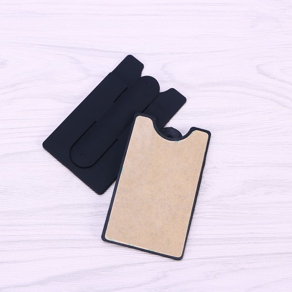 LOLIPPYY 3-Pack Silicone Phone Holders with Comfortable Grip and Built-in Kickstand for Hands-Free Video Viewing, Black