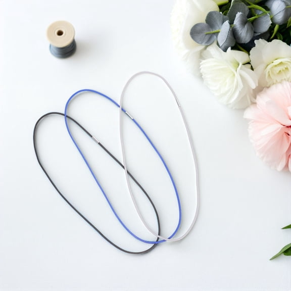 LOLIPPYY 3Pcs Stretchable Nylon Garbage Bag Bands for Trash Can Holders Multi Use Home Essential