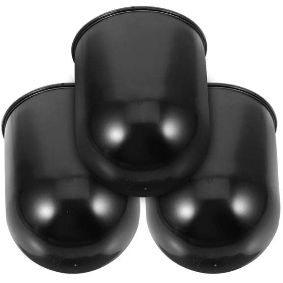 LOLIPPYY 3Pcs Toilet Brush Container with Simple Design for Hotel Bathrooms