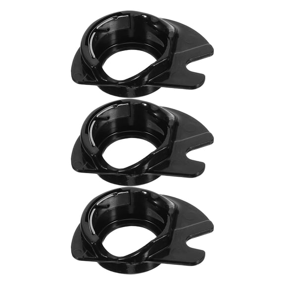 LOLIPPYY Sewing Machine Bobbin Case Black Plastic for Home Replacement Part 3Pcs