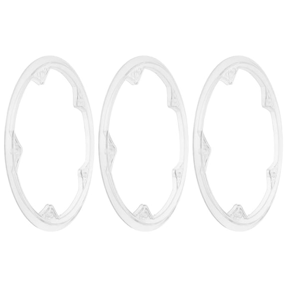 LOLIPPYY 3Pcs Transparent Bike Sprocket Guard Chainring Protector for Road Mountain and Folding Bikes