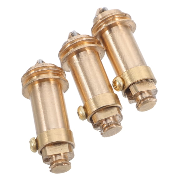 LOLIPPYY 3-Pack Universal Popup Drain Core Replacement with Polished Finish, Easy One-Hand for Home Bathroom Sink