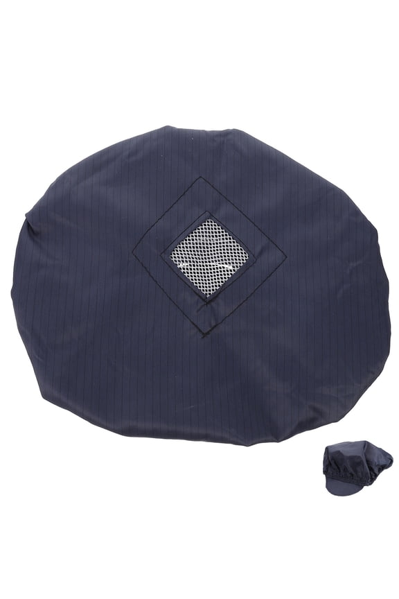 3Pcs Waitress Hat Reusability for Kitchen Use Dark Blue Cap Shape