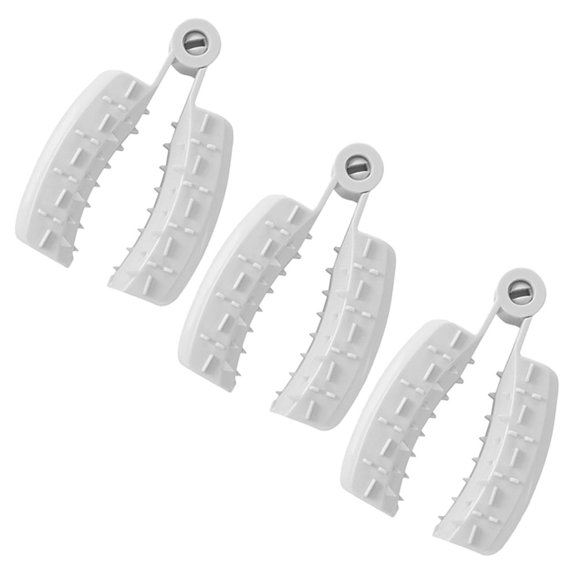 LOLIPPYY 3Pcs White Finger Shield Finger Protector for Kitchen Vegetable Cutting Use