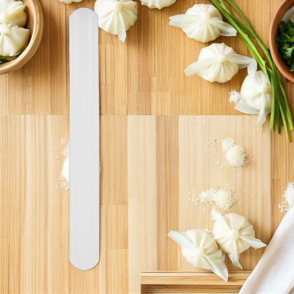 LOLIPPYY Set of 3 White Plastic Rolling Pins Nonstick Fondant and Dough Rollers for Baking