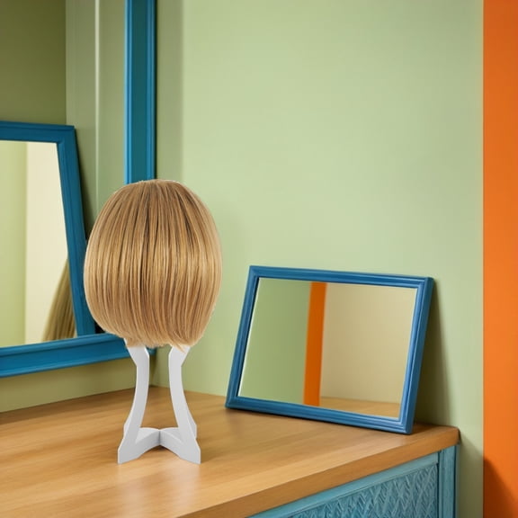 LOLIPPYY 3Pcs White Wig Rack with Stable Support Ideal for Hair Styling Drying in Salon Or Shop