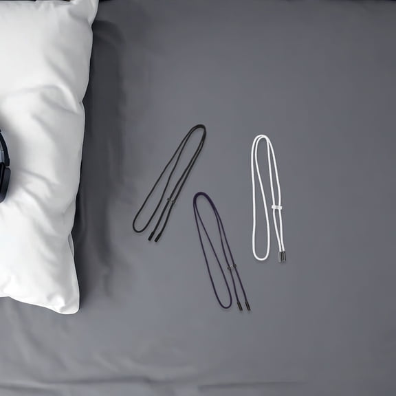LOLIPPYY 3-Pack Drawstring Cords with Toggle Stoppers and End Caps for Sweatpants, Bags, Jackets, Hoodies, and More