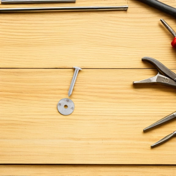 LOLIPPYY 3Sets Low Profile Stainless Steel Survey Marker Stakes for Precise Center Point Marking