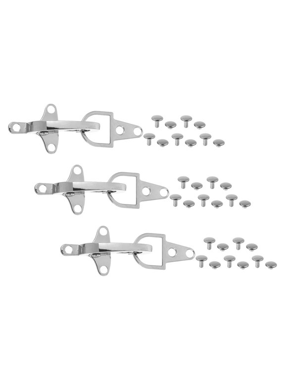 Plated Silver Zinc Alloy Buckles for Coat and Down Jacket Accessories