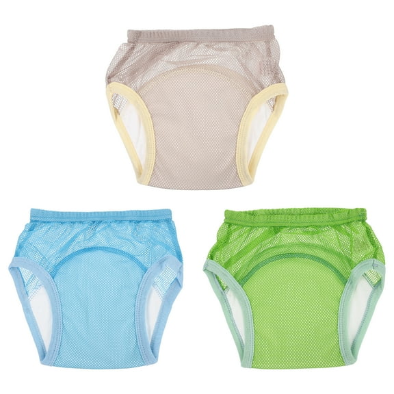 LOLIPPYY 3-Pack Baby Cotton Training Pants Breathable Toddler Underwear for Potty Training Comfort