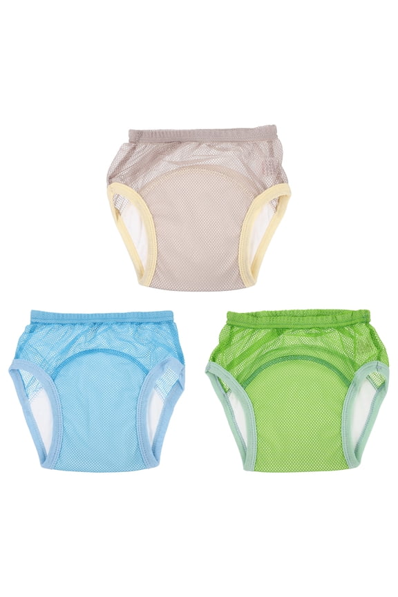 3-Pack Baby Cotton Training Pants Breathable Toddler Underwear for Potty Training Comfort