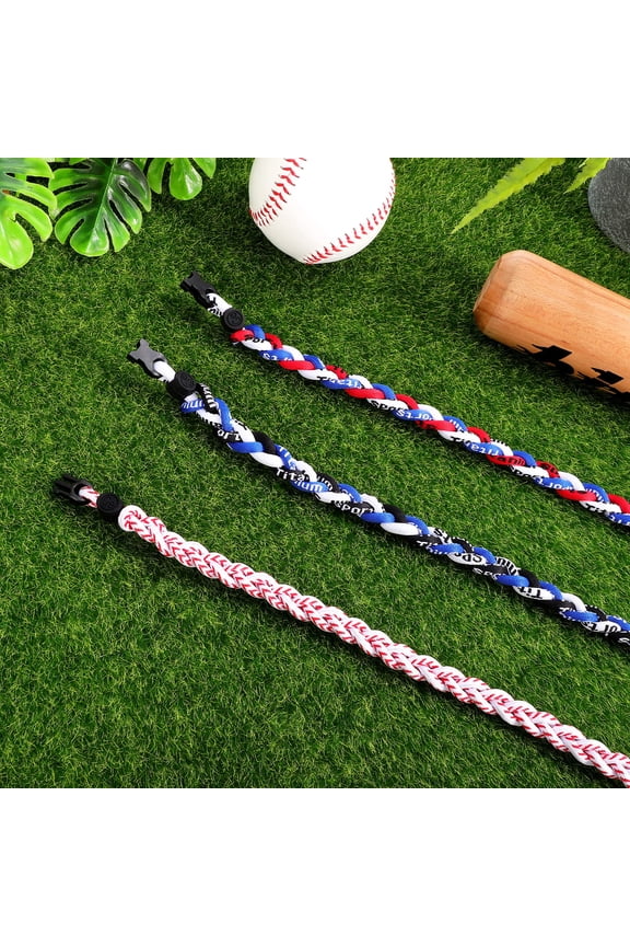 3-Piece Baseball Softball Necklace Jewelry for Women Men Daily Casual Wear