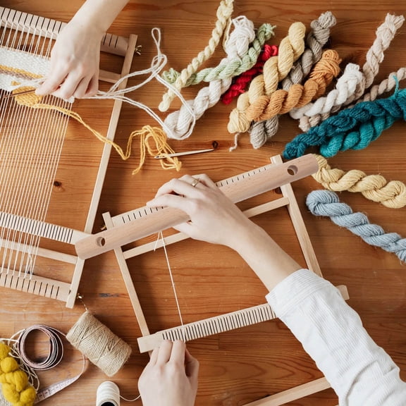 LOLIPPYY 3pcs Craft Sticks Replacement for Ladder Steps Beige Wood Pre-Drilled Supplies