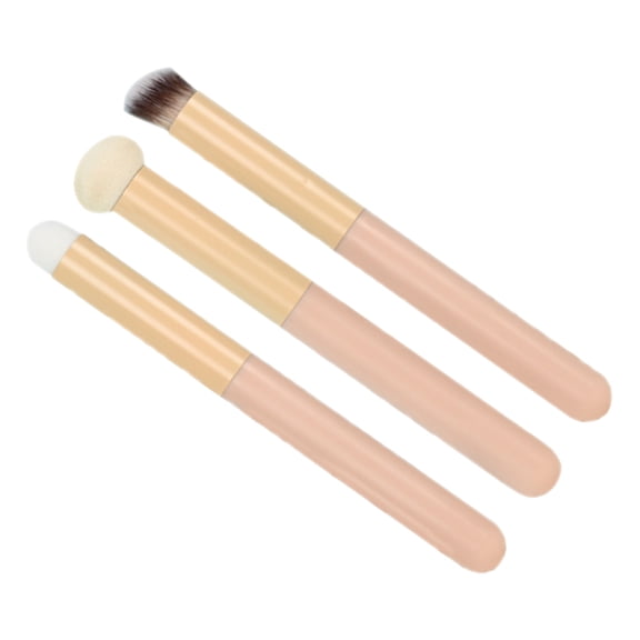 LOLIPPYY 3pcs Dense Concealer Brush for Precise Blending in White Color