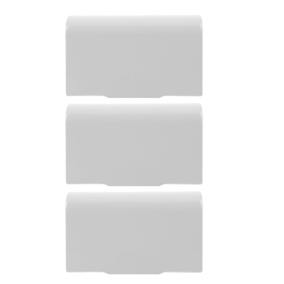 LOLIPPYY 3pcs Double Outlets Socket Covers Box Plastic Wall Plug Covers Waterproof Electrical Outlet Box Socket Guard Protector for Bathroom Exterior Use