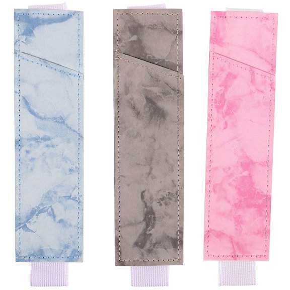 LOLIPPYY 3pcs Notebook Pen Holder with Elastic Band Pen Pouch Journal Pen Sleeve Pen Bag