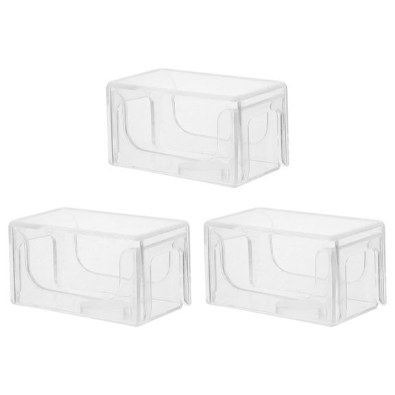 LOLIPPYY 3pcs Small Acrylic Box Pool Ball Container Transparent Sleek Design Snooker Enthusiasts