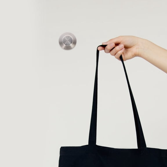 LOLIPPYY 3pcs Wall Mount Hooks Metal for Hanging Coats Home Gadget Use