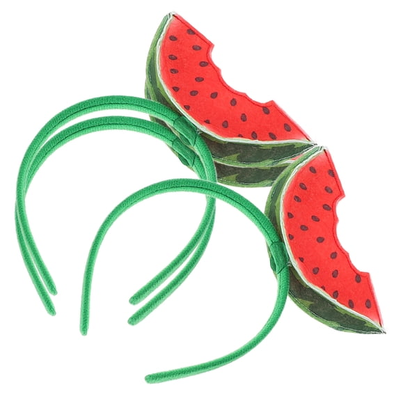 LOLIPPYY 3pcs Watermelon Headband Cloth 3D Design Photo Props For Photo Booth