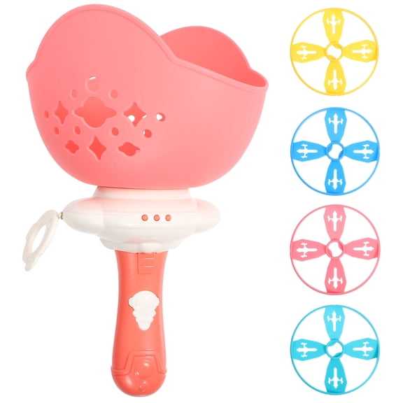 LOLIPPYY 4 Discs of Outdoor Flying Disc Launcher Toys for Kids with Round Shape for Nature Exploration