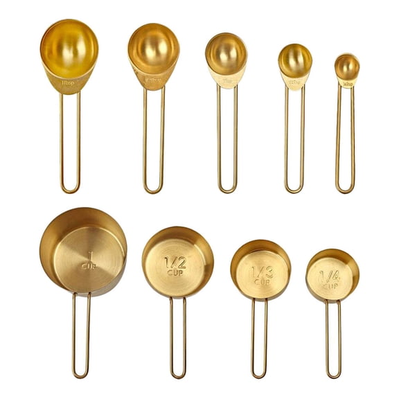 LOLIPPYY measuring cups stainless Measuring Cups Stainless Steel Measuring Home Users Cooking 1 Set