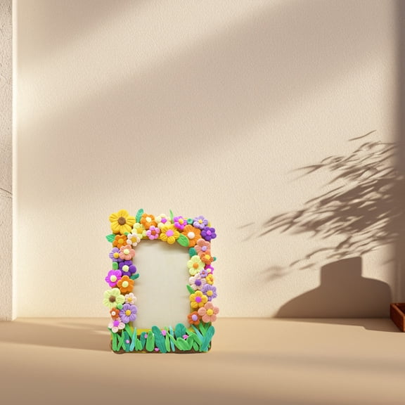 LOLIPPYY 4 Pcs Khaki Unfinished Picture Frames Photo Holding for Picture Frame Art