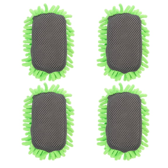 LOLIPPYY 4 Pcs Light Green Chenille Microfiber Board Cleaner with DoubleSided Design for Home and Office Cleaning