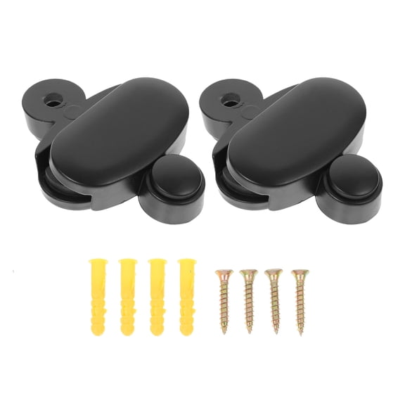 LOLIPPYY 4-Pack Mirror Hanger Clips with Screws, Wall Mounting Clips for Mirrors and Glass Panels
