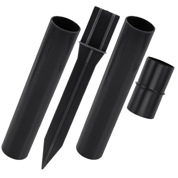 LOLIPPYY 4-Piece Set of Black Plastic Landscape Lighting Stakes and Accessories for Outdoor Use