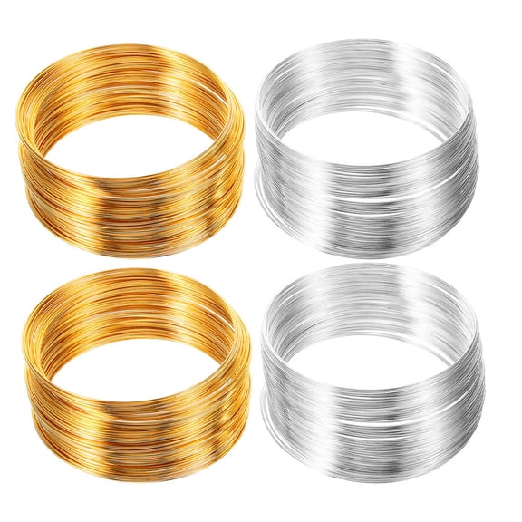 LOLIPPYY 4 Rolls Thin Metal Wire for Jewelry Making, Craft Supplies for Projects, Special Occasions, and Everyday Use