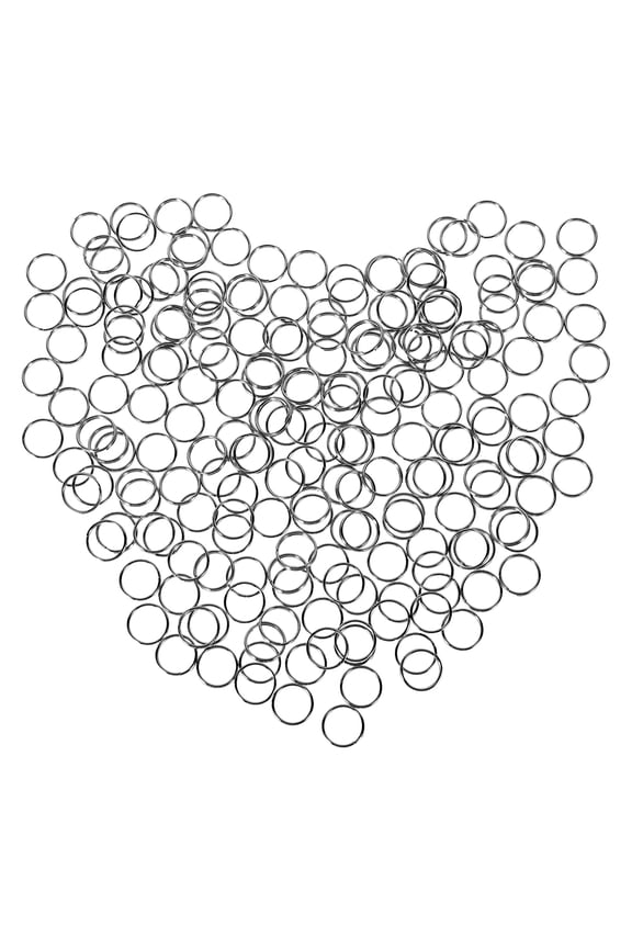 400 Pieces Black Split Key for Car Keys, Office Keys, Crafts, and Hanging Accessories and Versatile