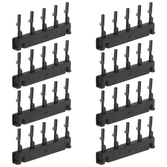 LOLIPPYY 40Pcs Black C Shaped Buckle Clips for 6D Hair Extensions Machine Accessories