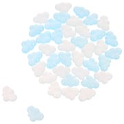LOLIPPYY 40Pcs Assorted Color Resin Cloud Charms Flatback for Craft Scrapbooking Jewelry Making