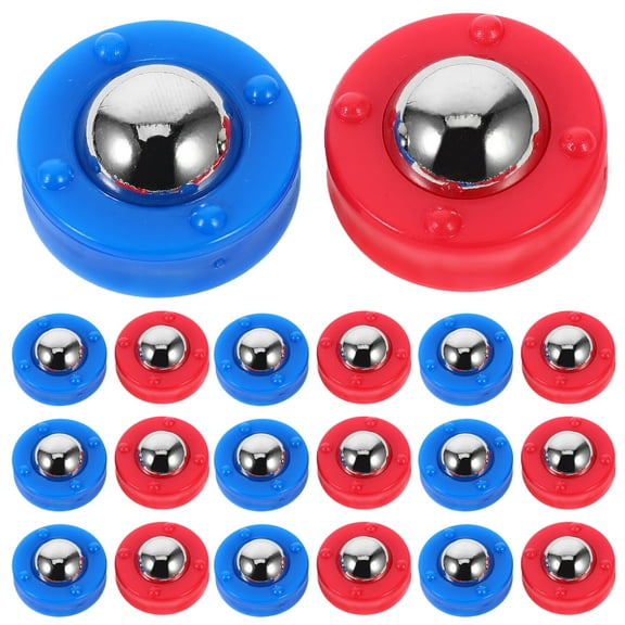 LOLIPPYY 40 Pieces Mini Shuffleboard Table Rollers Beads for Tabletop Shuffleboard Game Supplies